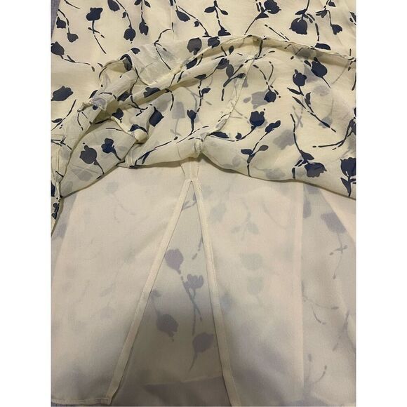 Bob Mackie Silk Tulip Printed Asymmetrical Skirt Women’s Size 12 - Picture 3 of 4